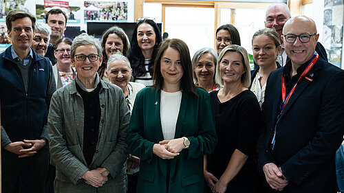 Sarah Preece met MP Stephanie Peacock at a Visitor Economy Sector Panel meeting at The Eden Project.