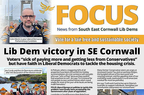 May 2024 newsletter for South East Cornwall